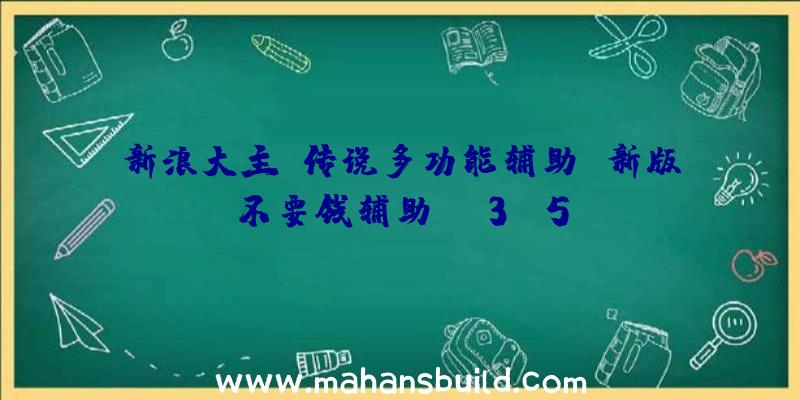 新浪大主宰传说多功能辅助